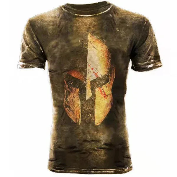 men's vintage casual t-shirt