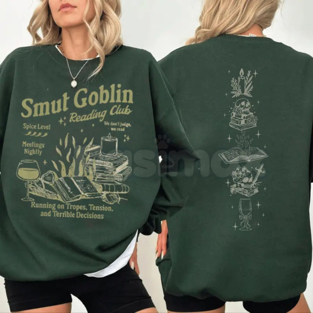 Dark Romance Bookish Crewneck Sweatshirt – Funny Reader Gift, Fantasy Bookworm Apparel