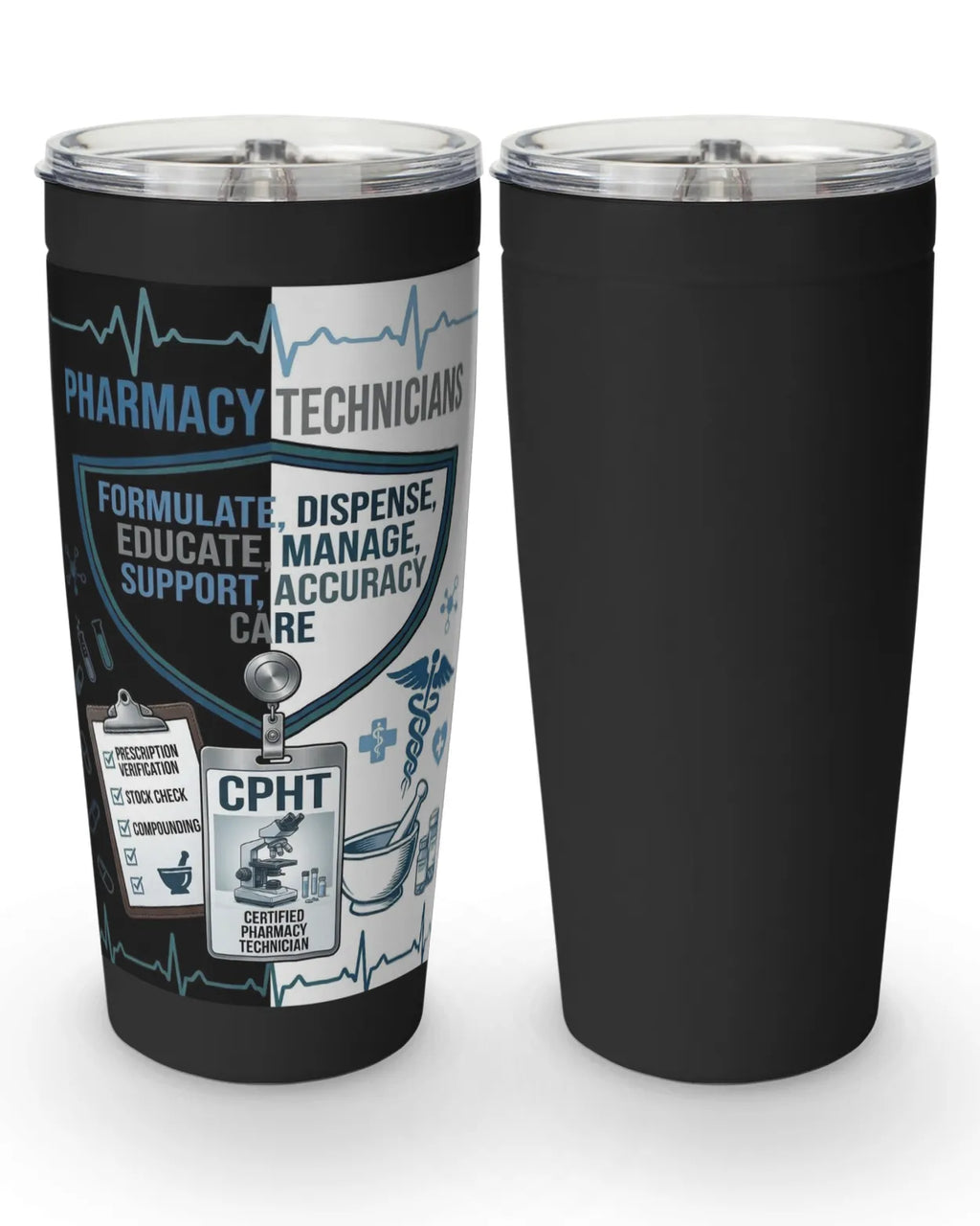 Pharmacy Tech Tumbler 20oz | Pharm Tech Gift