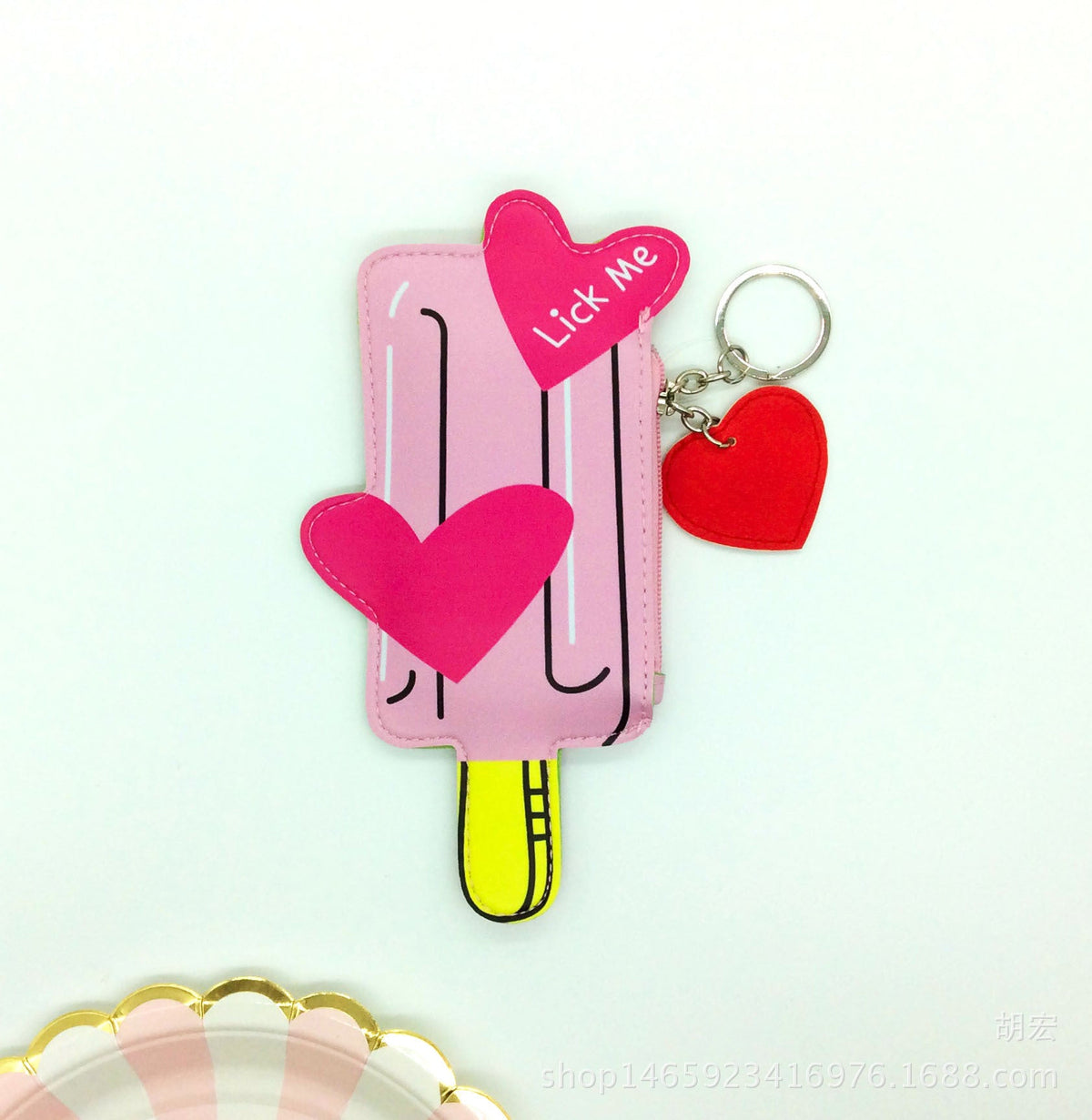 Ice cream popsicle coin purse for kids