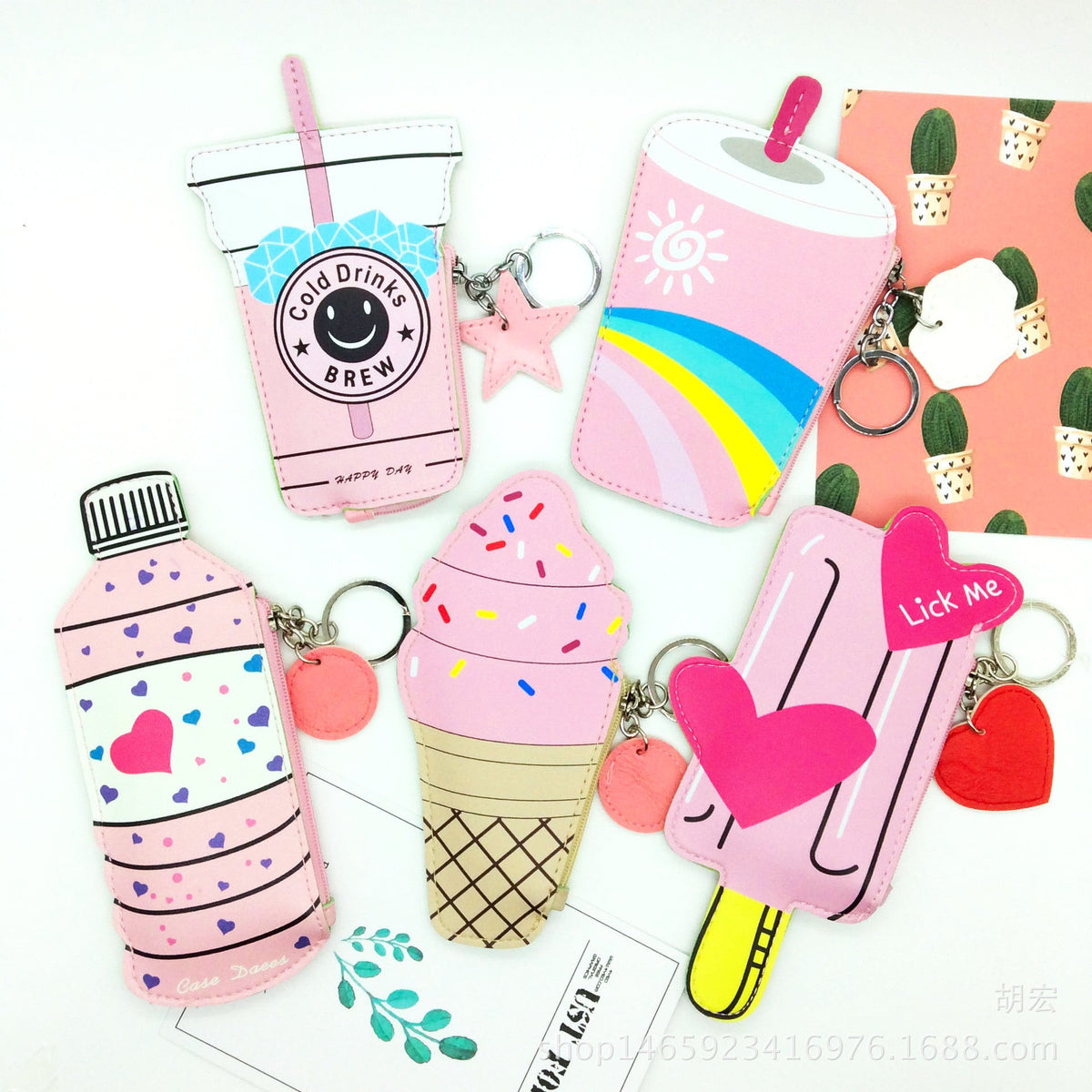 Ice cream popsicle coin purse for kids