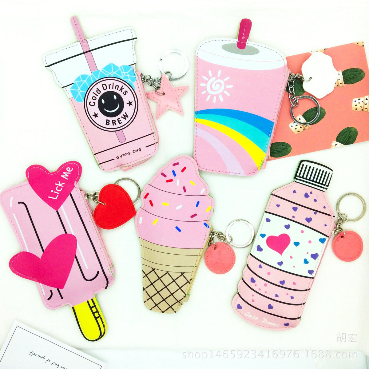Ice cream popsicle coin purse for kids