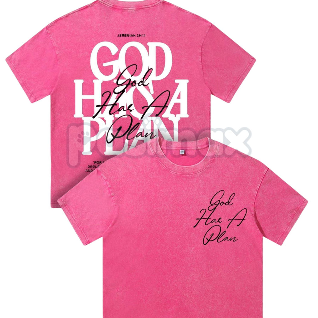 Retro Washed Double Sided Inspirational Graphic T-Shirt – 230 GSM Cotton Letter Print