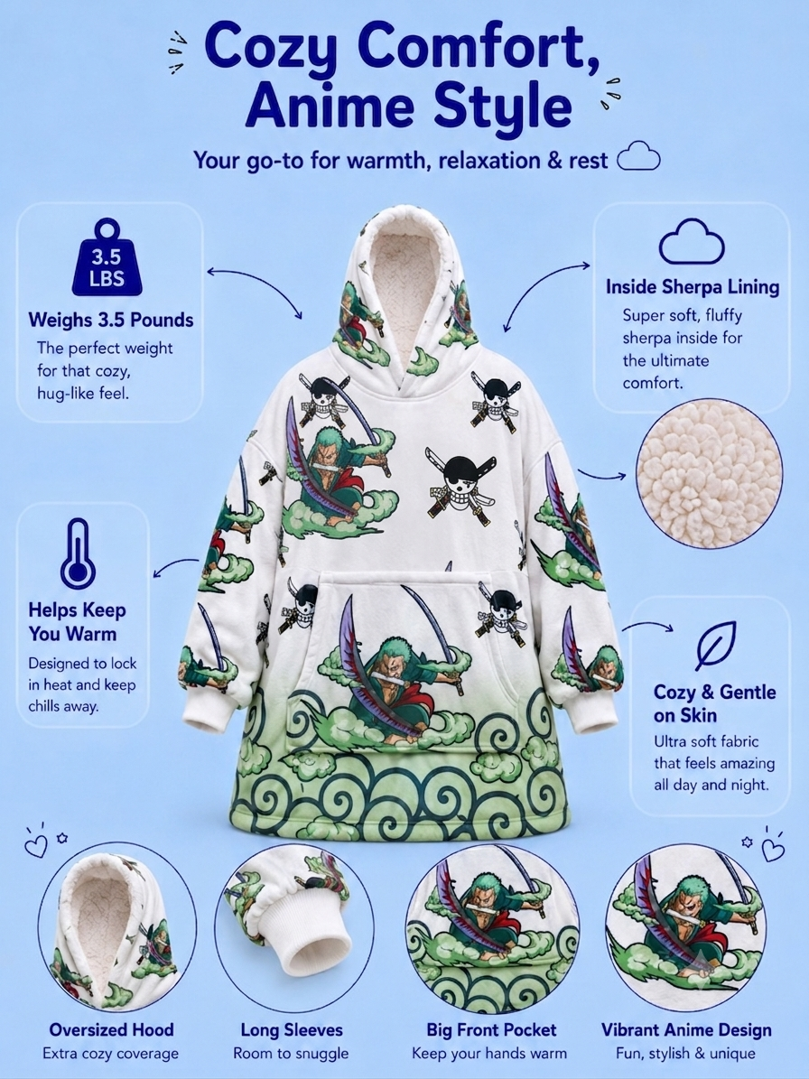 Zoro Blanket Hoodie