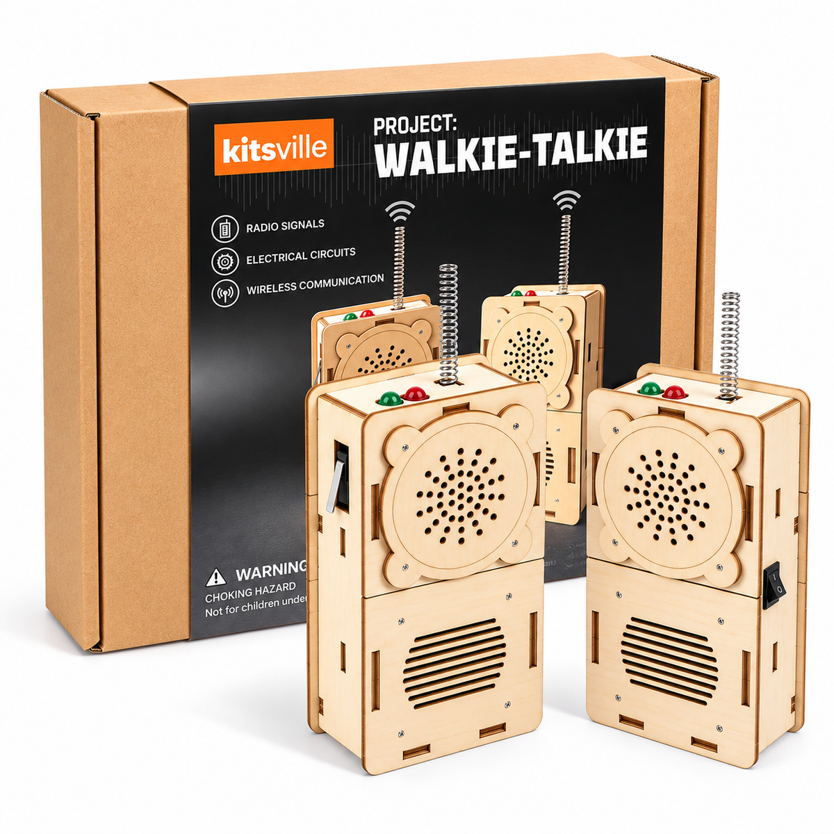 Walkie-Talkie STEM Kit (Set of 2)