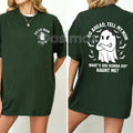 "Dead Mom Club" Funny Shirt - "Go Ahead Tell My Mom..." Dark Humor Grief Tee, Irreverent Statement Top