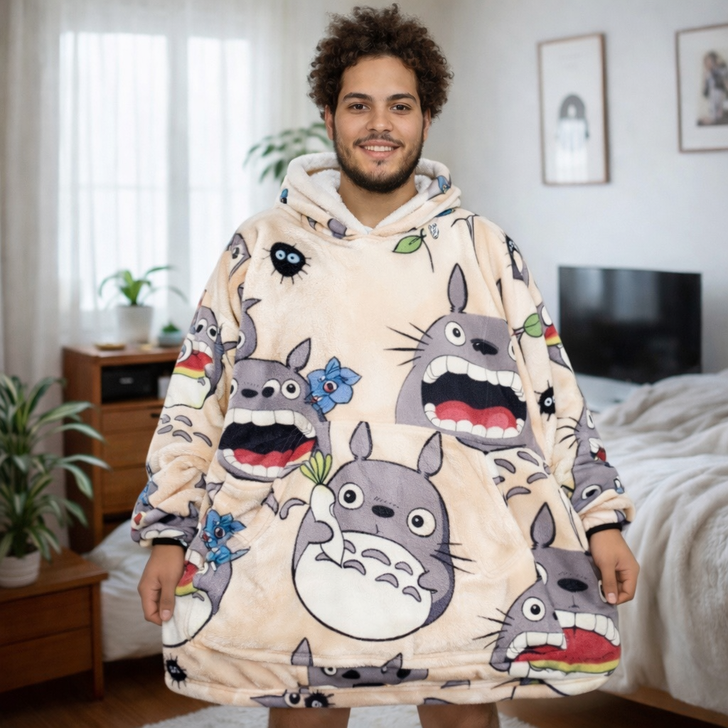 Totoro Blanket Hoodie