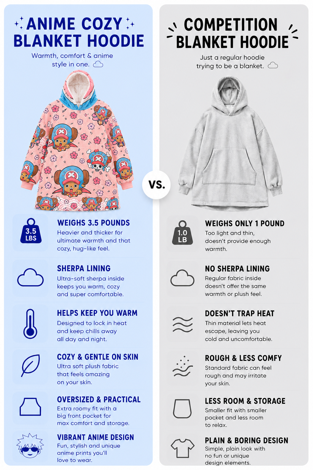 Chopper Blanket Hoodie
