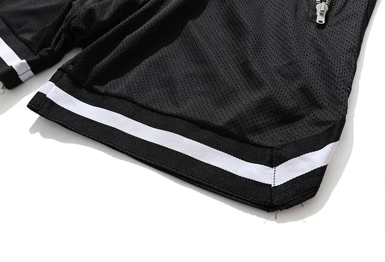 Men's basketball shorts Y2K mesh breathable casual sports short trousers