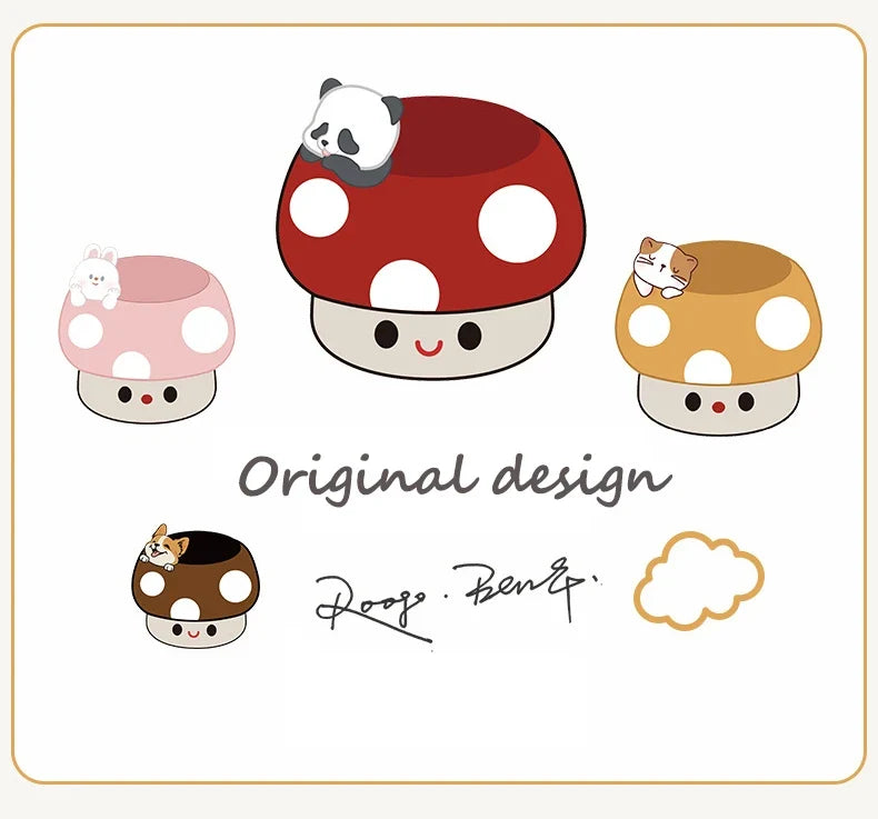 Kawaii Mushroom Succulents Plant Pots