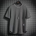 Y2K Harajuku streetwear tee men's casual loose short sleeve top
