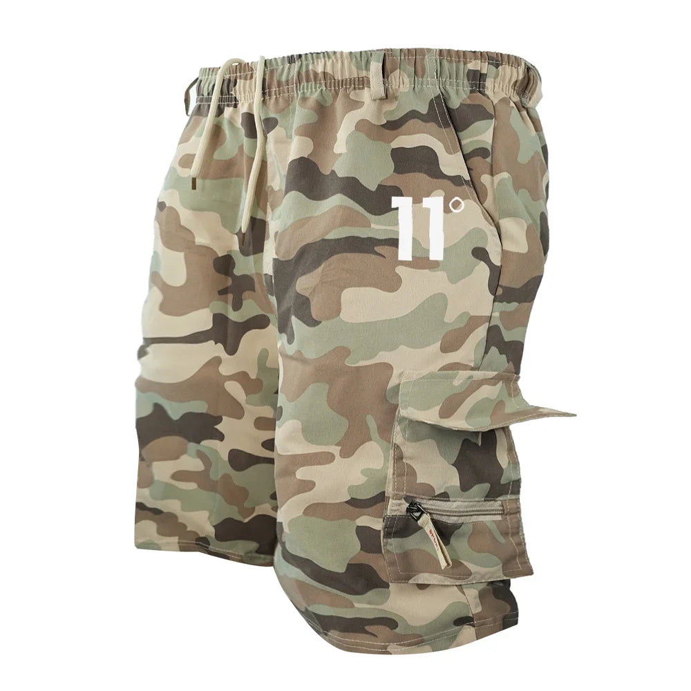 Men's camo cargo shorts 