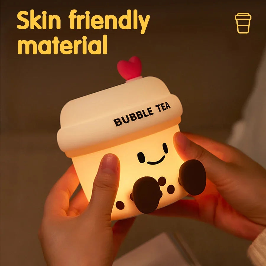 Kawaii Bubble Tea Night Light