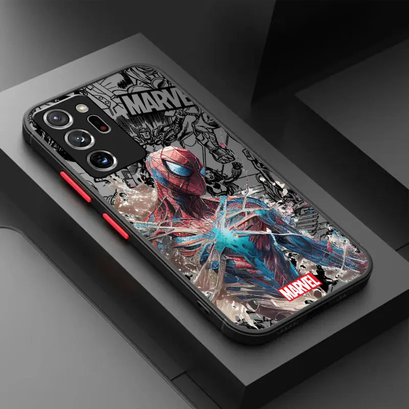Marvel Samsung Galaxy case Spider-Man Iron Man shockproof cover