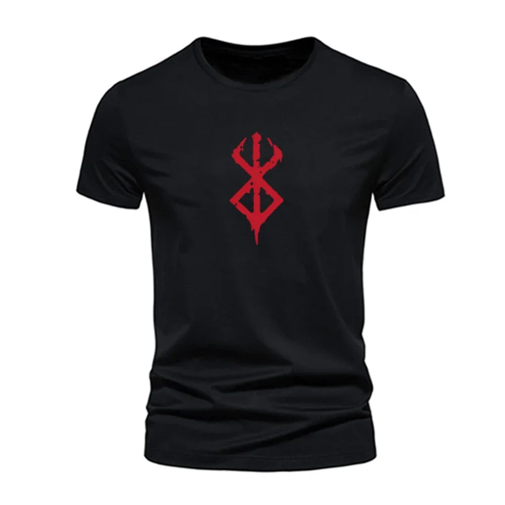 Summer Gym Sports T Shirt / Shorts Anime Printed T-shirt Compression 2-in1 Double-deck Shorts Workout Running Jogging Streetwear