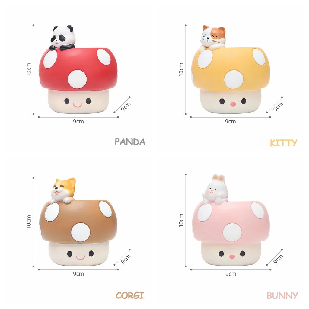 Kawaii Mushroom Succulents Plant Pots