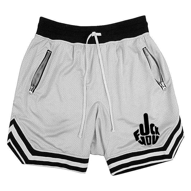 Men's basketball shorts Y2K mesh breathable casual sports short trousers