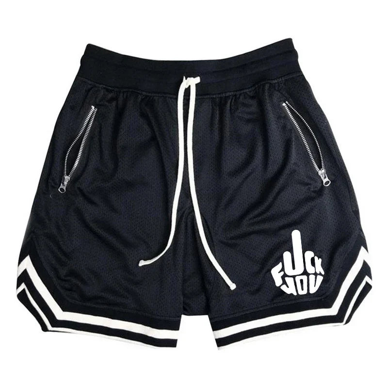 Men's basketball shorts Y2K mesh breathable casual sports short trousers