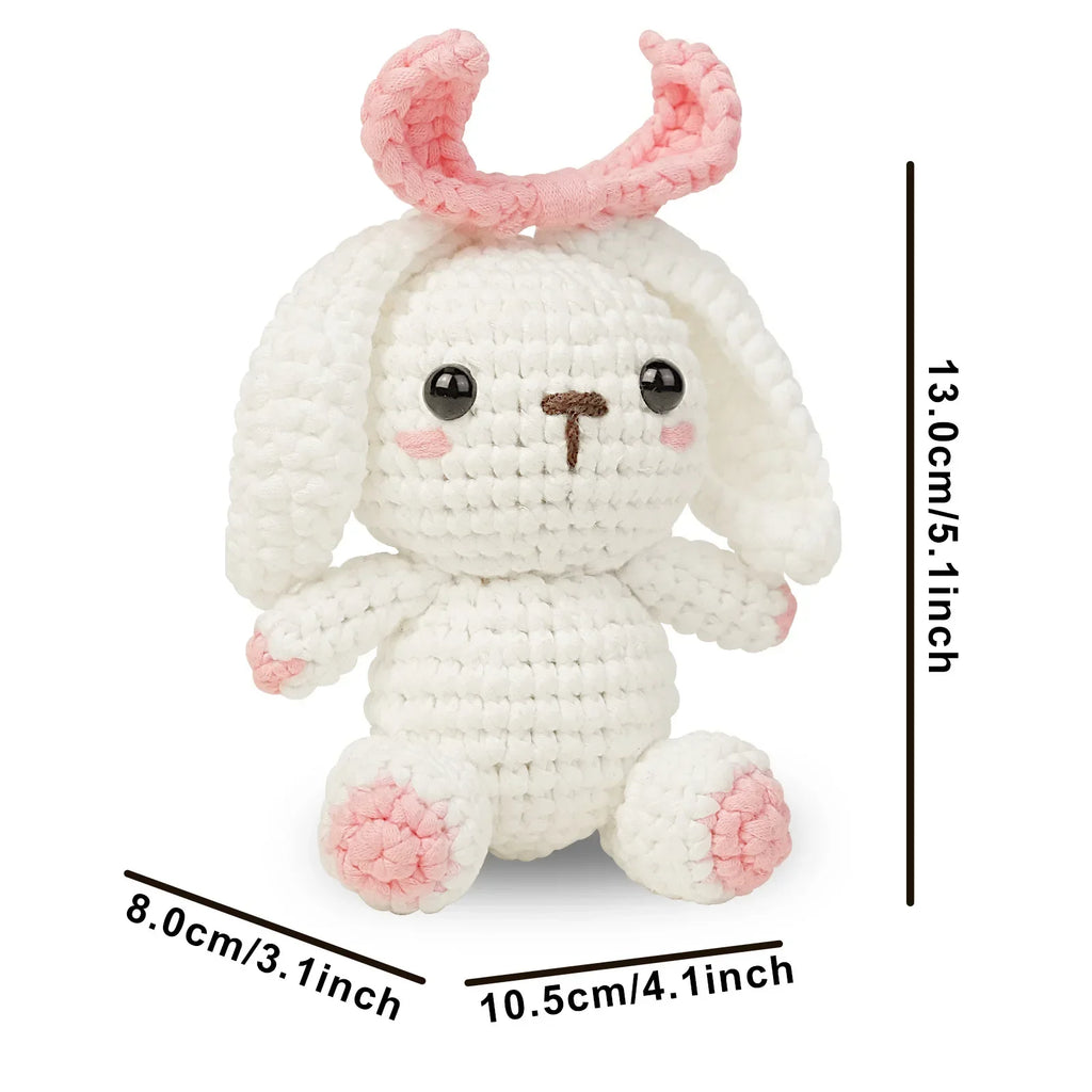 Sweet Bunny kawaii crochet kit for beginners