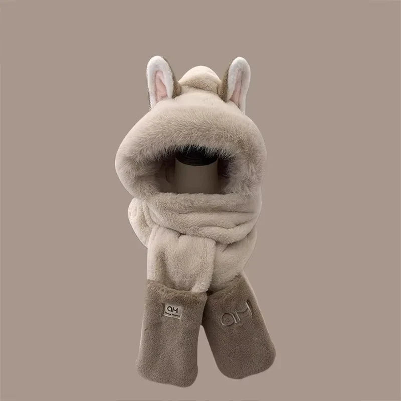 Forest Fox Hoodie Scarf