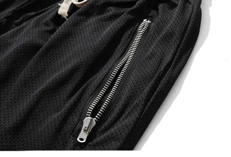 Men's basketball shorts Y2K mesh breathable casual sports short trousers