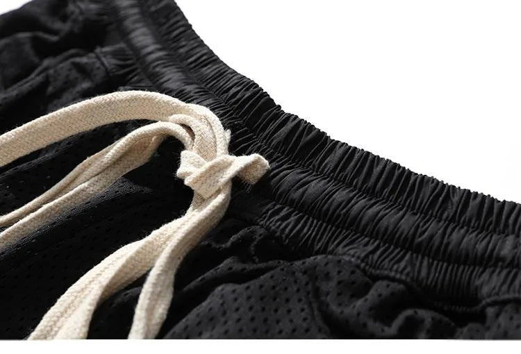 Men's basketball shorts Y2K mesh breathable casual sports short trousers