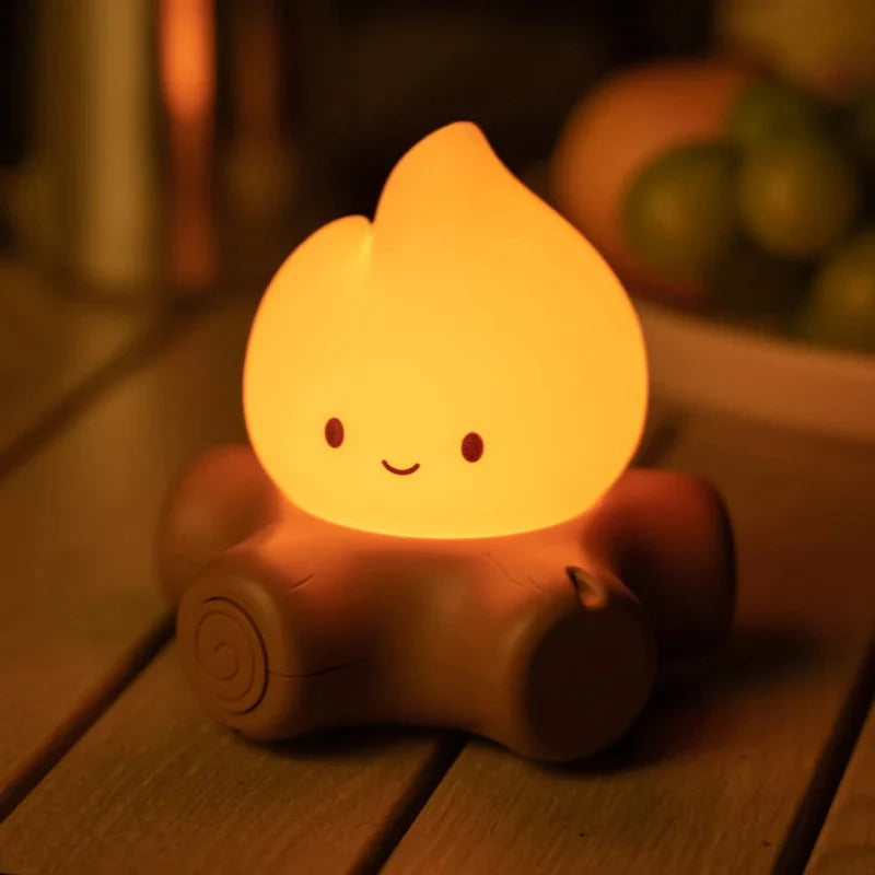 Campfire Night Light With White Noise