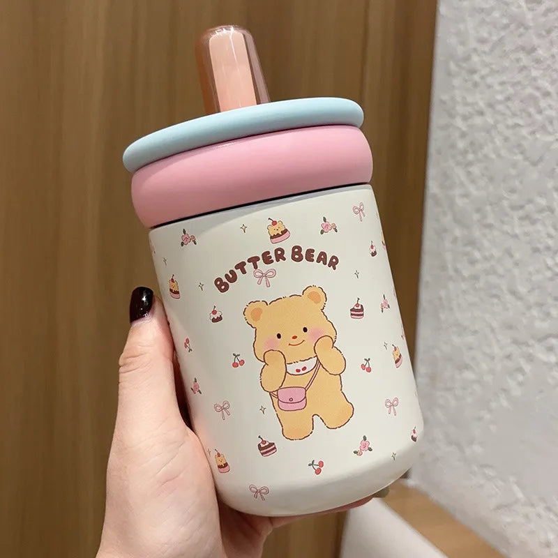 Butter Bear Thermos Cups