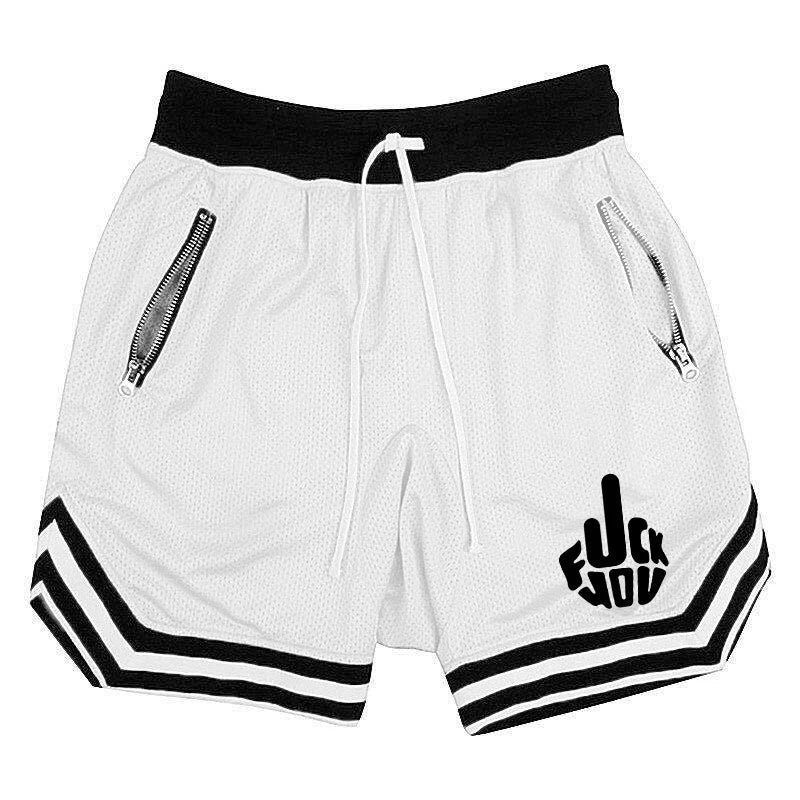 Men's basketball shorts Y2K mesh breathable casual sports short trousers