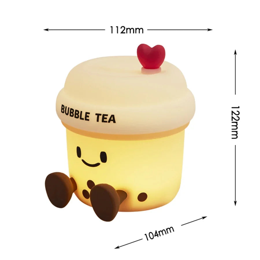 Kawaii Bubble Tea Night Light