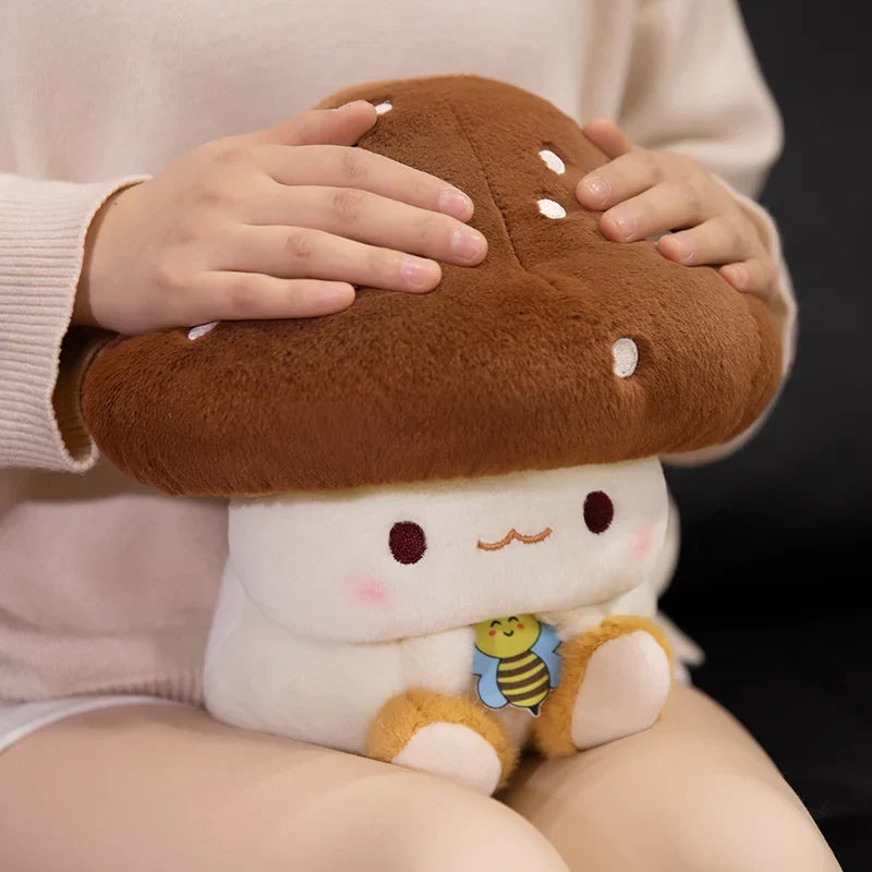 Kawaii Mushroom & Bee Plushies