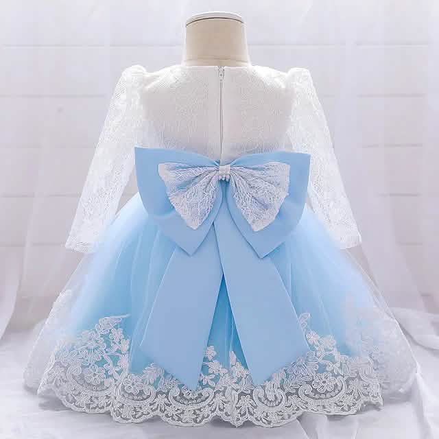 Baby Girls' Basic Christening Floral Dress