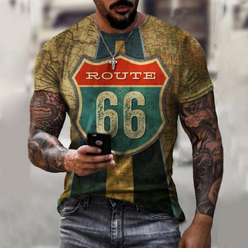 Men’s summer Retro Short Sleeve t-shirts