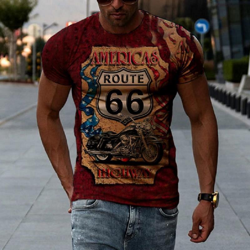 Men’s summer Retro Short Sleeve t-shirts