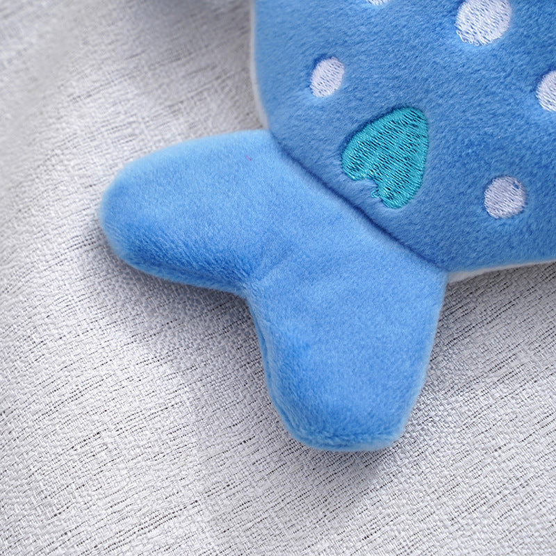 Plush shark coin purse for kids