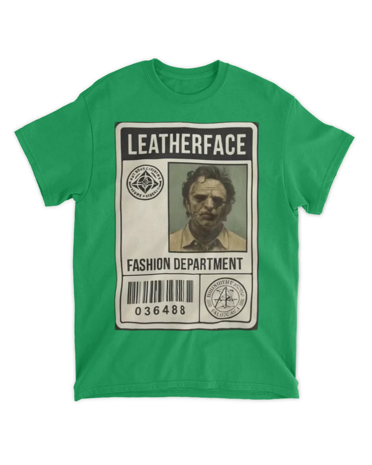 Leatherface Halloween T-Shirt featuring a graphic design for horror fans and costume parties.