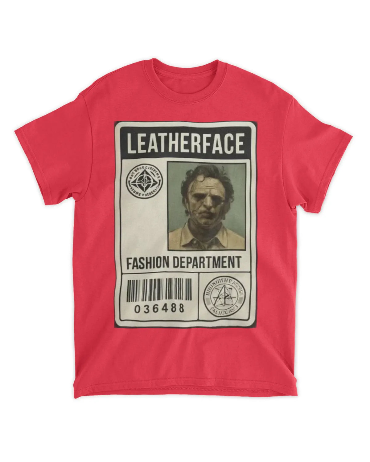 Leatherface Halloween T-Shirt featuring a graphic design for horror fans and costume parties.